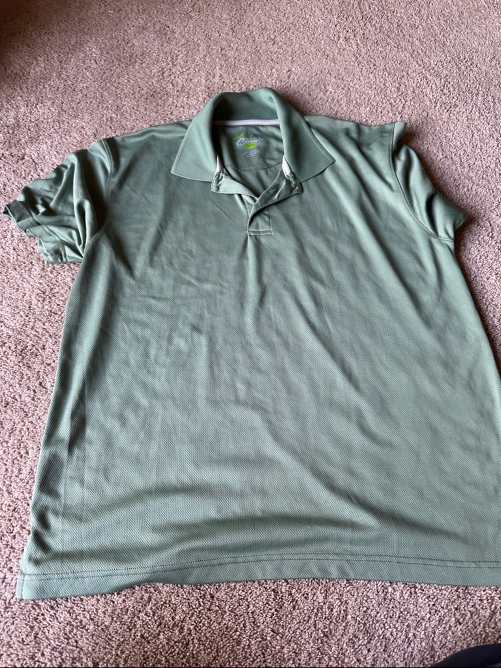 Men’s Olive Green Polo Shirt - Lightweight Everyday Polo Golf